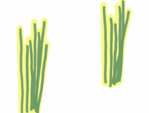 Croquis lampe "tige" élégant et discret