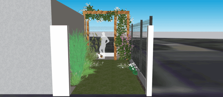 visuel proposition 1 vue de l'entrée - arche