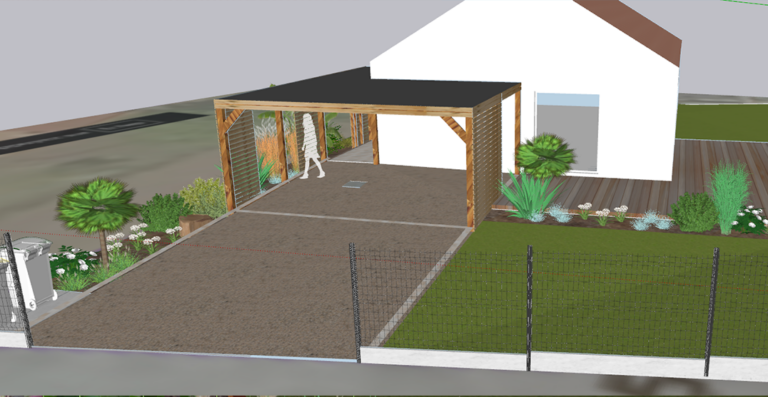 Perspective Carport sur mesure