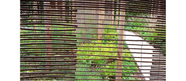 Clôture bois ajouré photo-ref