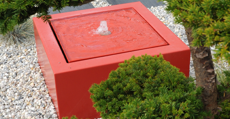 Fontaine et table d'eau