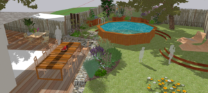 projet arrondi et corten